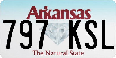 AR license plate 797KSL