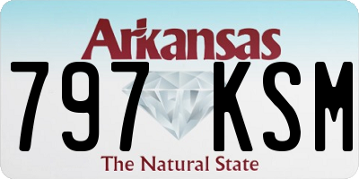 AR license plate 797KSM