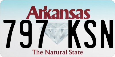 AR license plate 797KSN