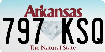 AR license plate 797KSQ