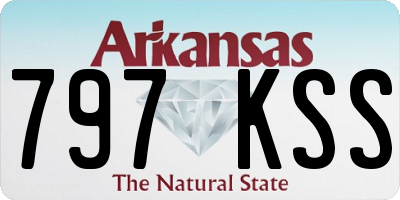 AR license plate 797KSS