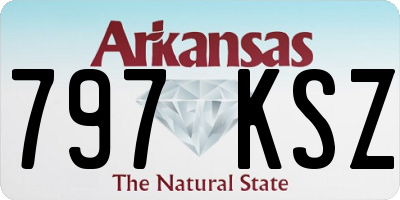 AR license plate 797KSZ
