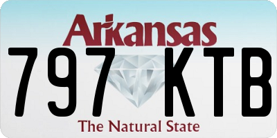 AR license plate 797KTB
