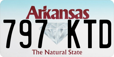 AR license plate 797KTD
