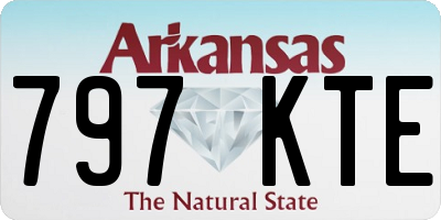 AR license plate 797KTE