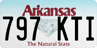 AR license plate 797KTI