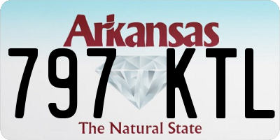 AR license plate 797KTL