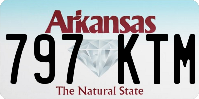 AR license plate 797KTM