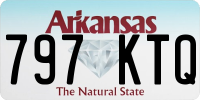 AR license plate 797KTQ