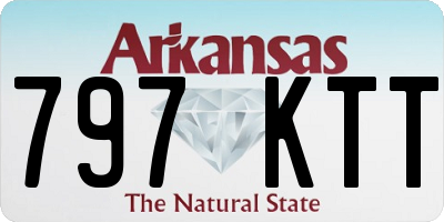 AR license plate 797KTT