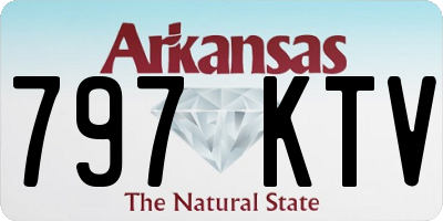 AR license plate 797KTV