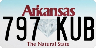 AR license plate 797KUB