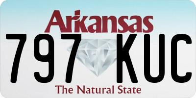 AR license plate 797KUC