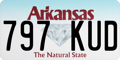 AR license plate 797KUD