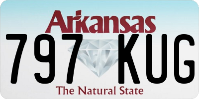 AR license plate 797KUG