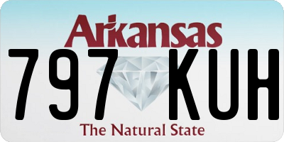 AR license plate 797KUH