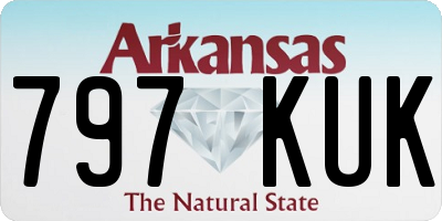 AR license plate 797KUK