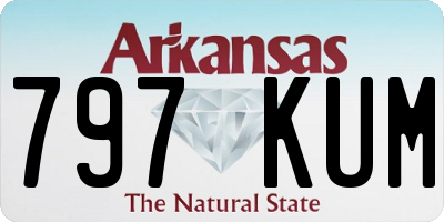 AR license plate 797KUM