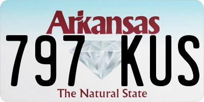 AR license plate 797KUS