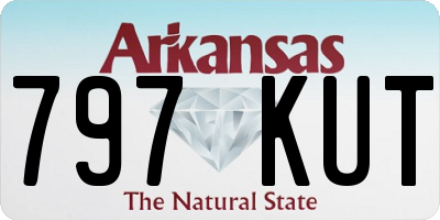 AR license plate 797KUT