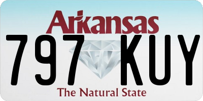 AR license plate 797KUY