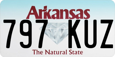 AR license plate 797KUZ