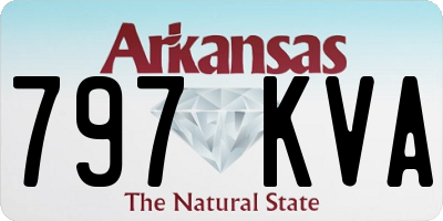 AR license plate 797KVA