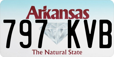 AR license plate 797KVB