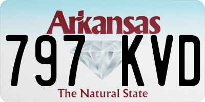 AR license plate 797KVD