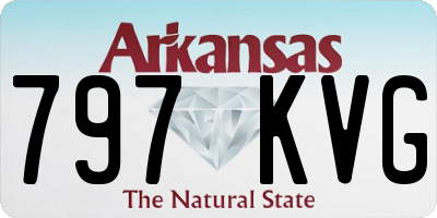 AR license plate 797KVG