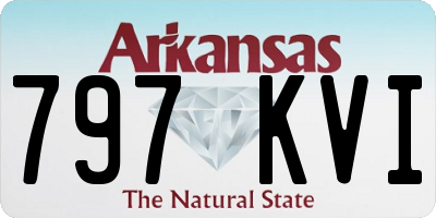 AR license plate 797KVI