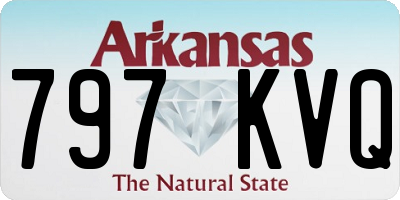 AR license plate 797KVQ