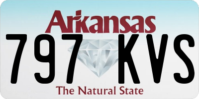 AR license plate 797KVS