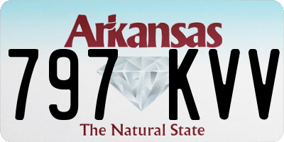 AR license plate 797KVV