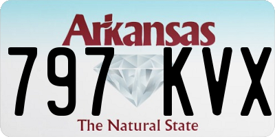 AR license plate 797KVX