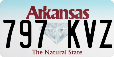 AR license plate 797KVZ