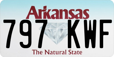 AR license plate 797KWF