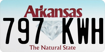 AR license plate 797KWH