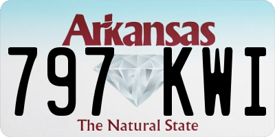 AR license plate 797KWI