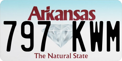 AR license plate 797KWM