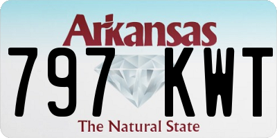 AR license plate 797KWT