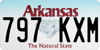 AR license plate 797KXM