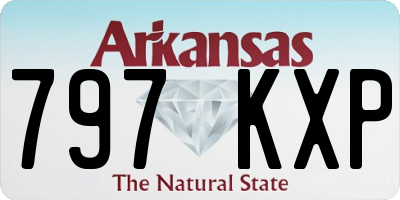AR license plate 797KXP