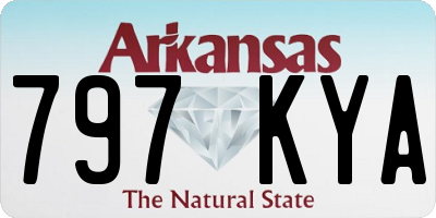 AR license plate 797KYA