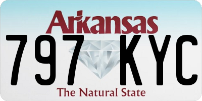 AR license plate 797KYC