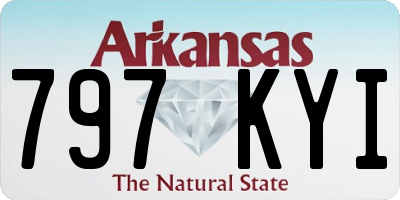 AR license plate 797KYI