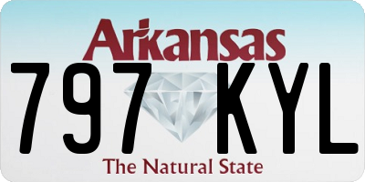 AR license plate 797KYL