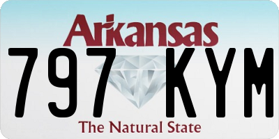 AR license plate 797KYM