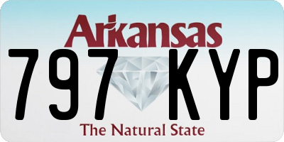 AR license plate 797KYP