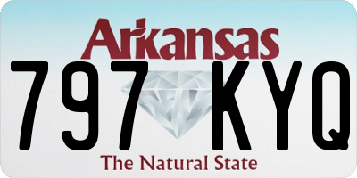 AR license plate 797KYQ